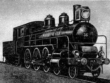 Пассажирский паровоз типа 2-3-0 серии В